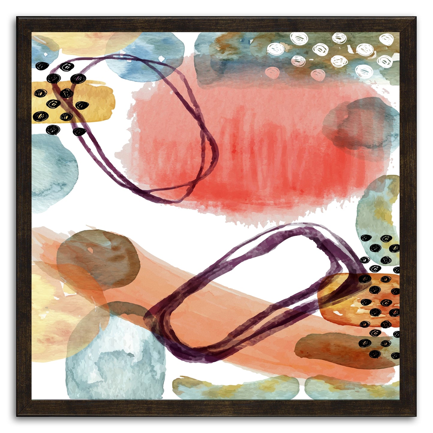 Abstract Shapes 4514 Painting Print