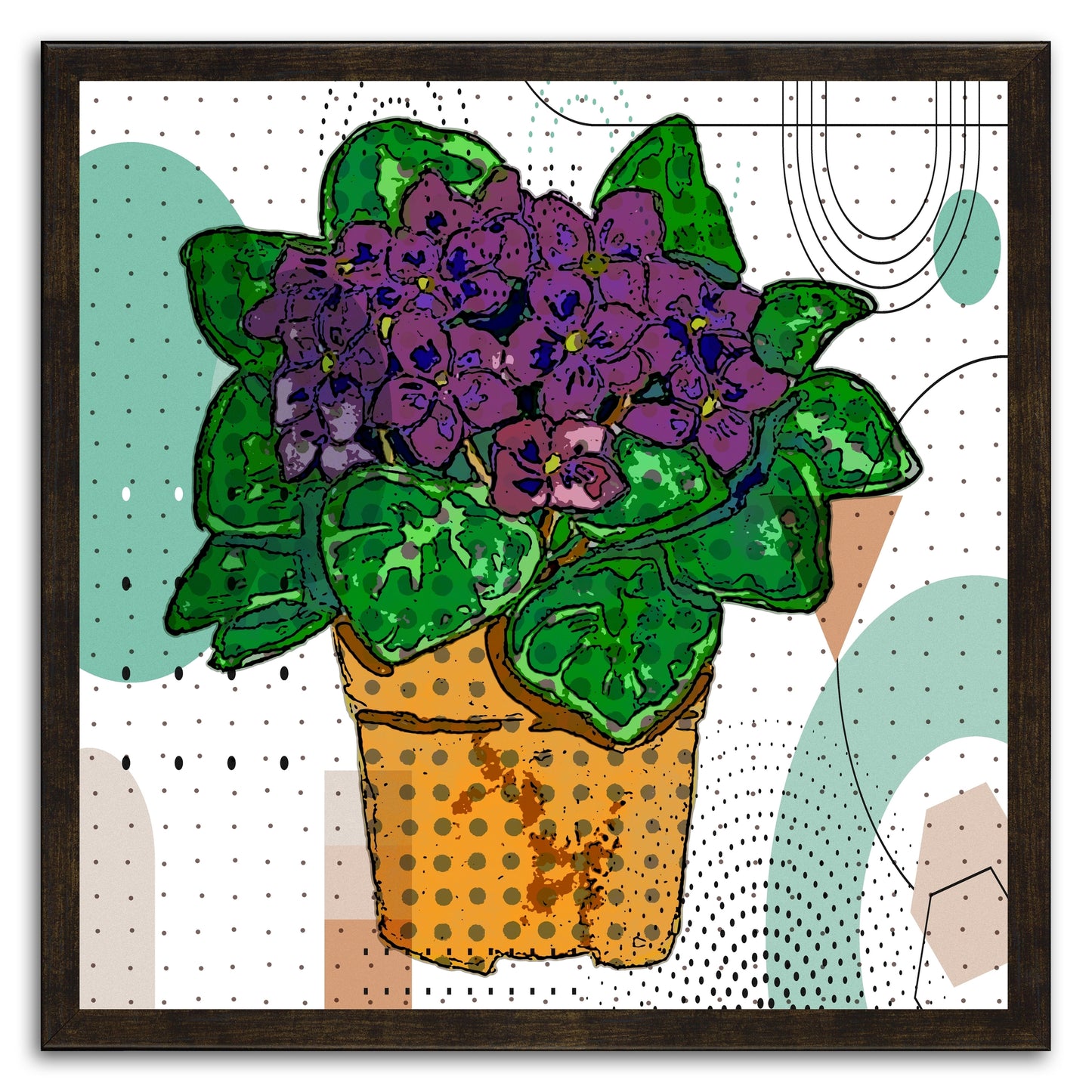 Boho Flowers 162 Painting Print