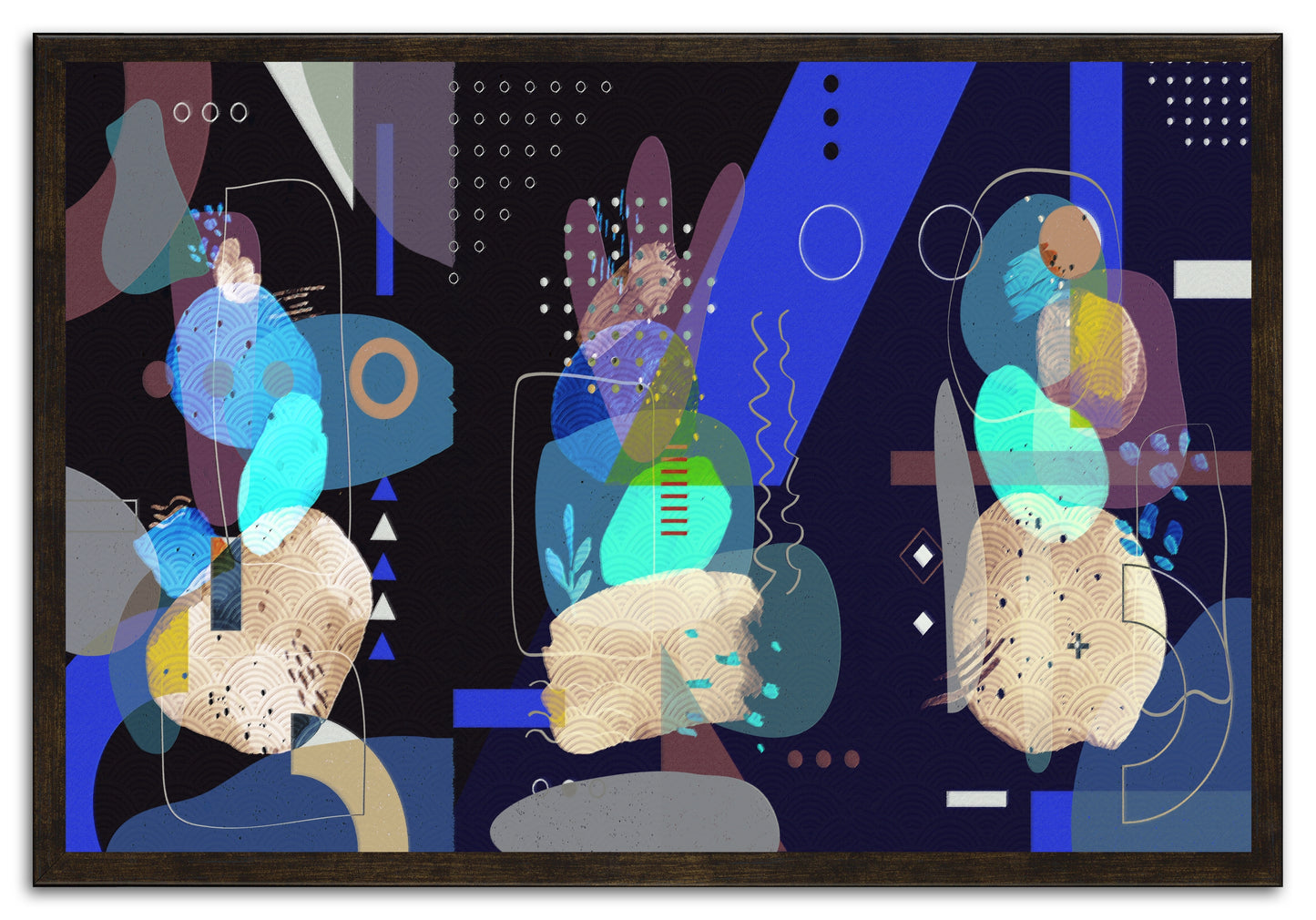 Boho Intercept 339 Painting Print