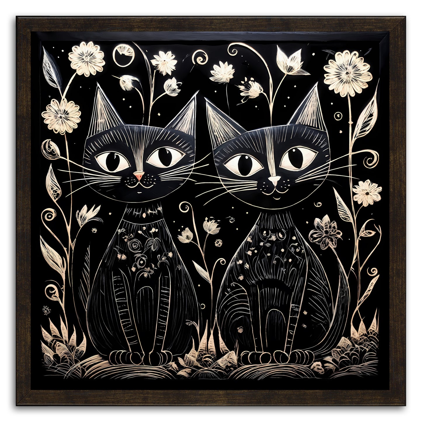 Cats In The Night
