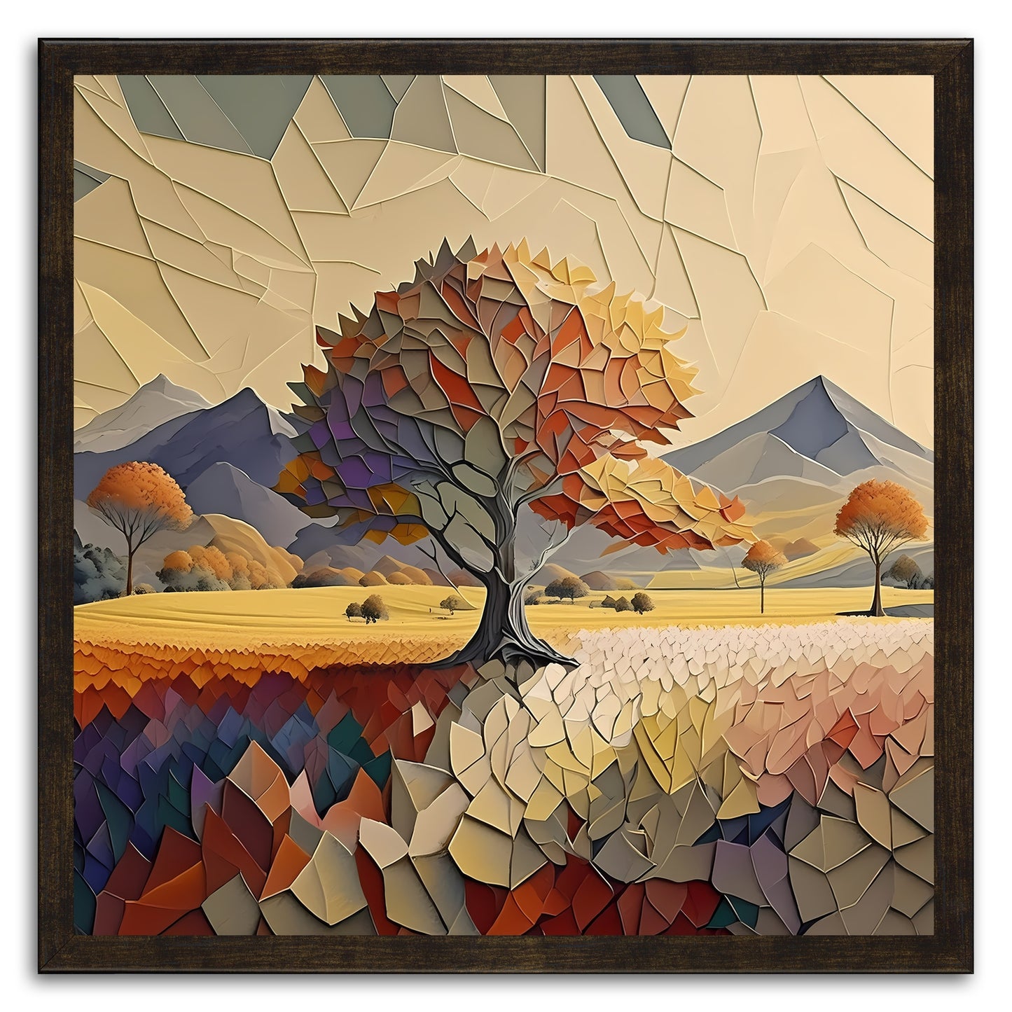 Colorful Mosaic Tree