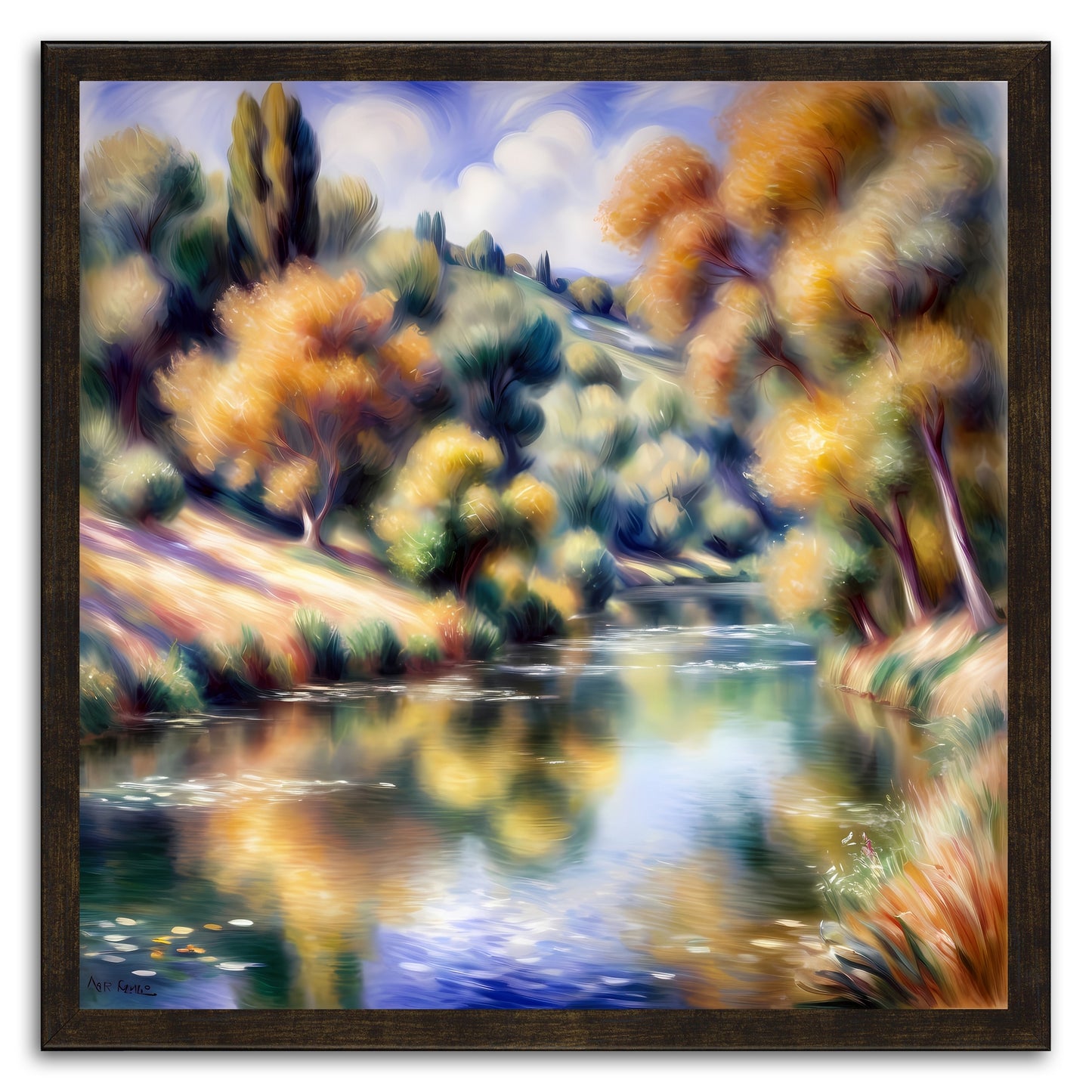 River Run In Giverny