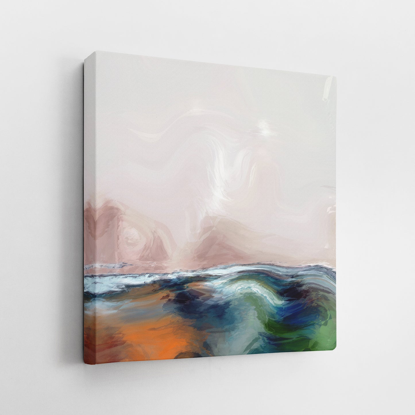 Blue Horizon II - Wrapped Canvas Painting
