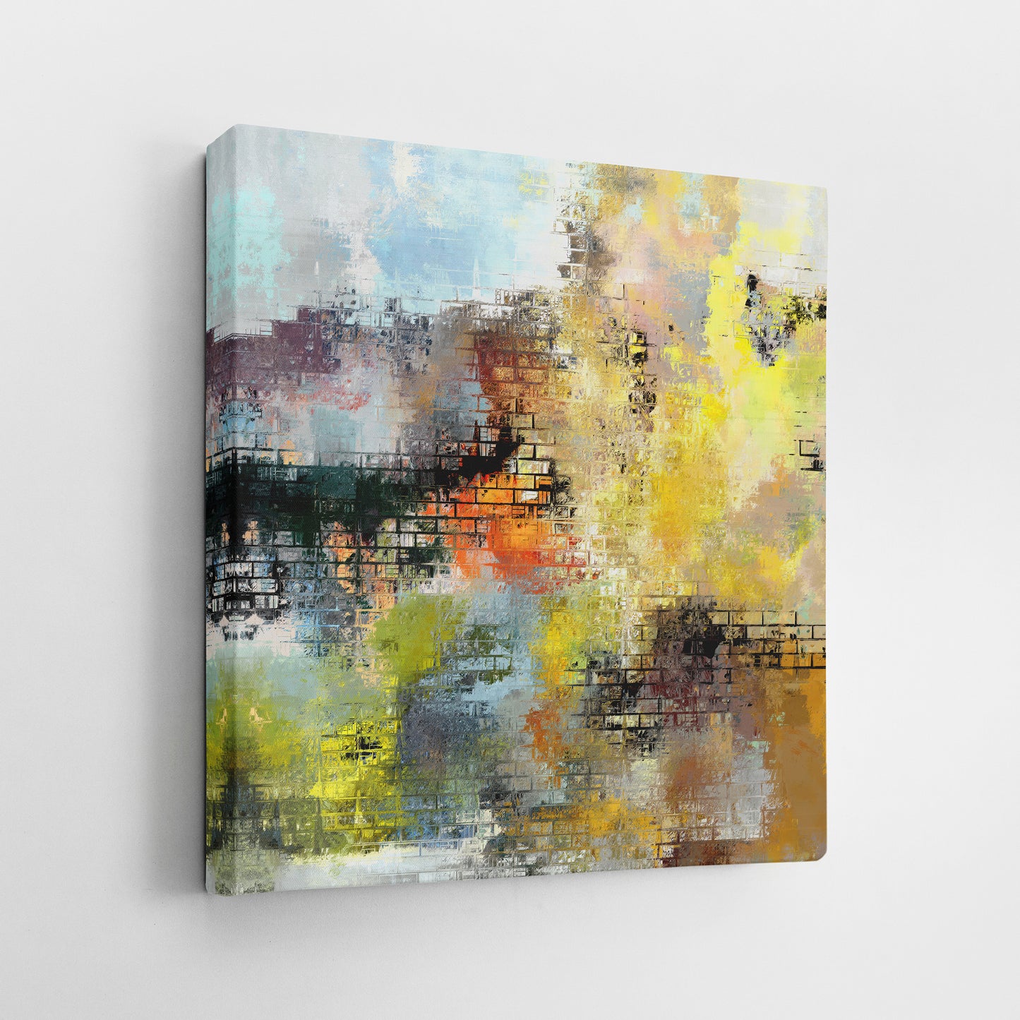 Blocking the Way - Wrapped Canvas Painting