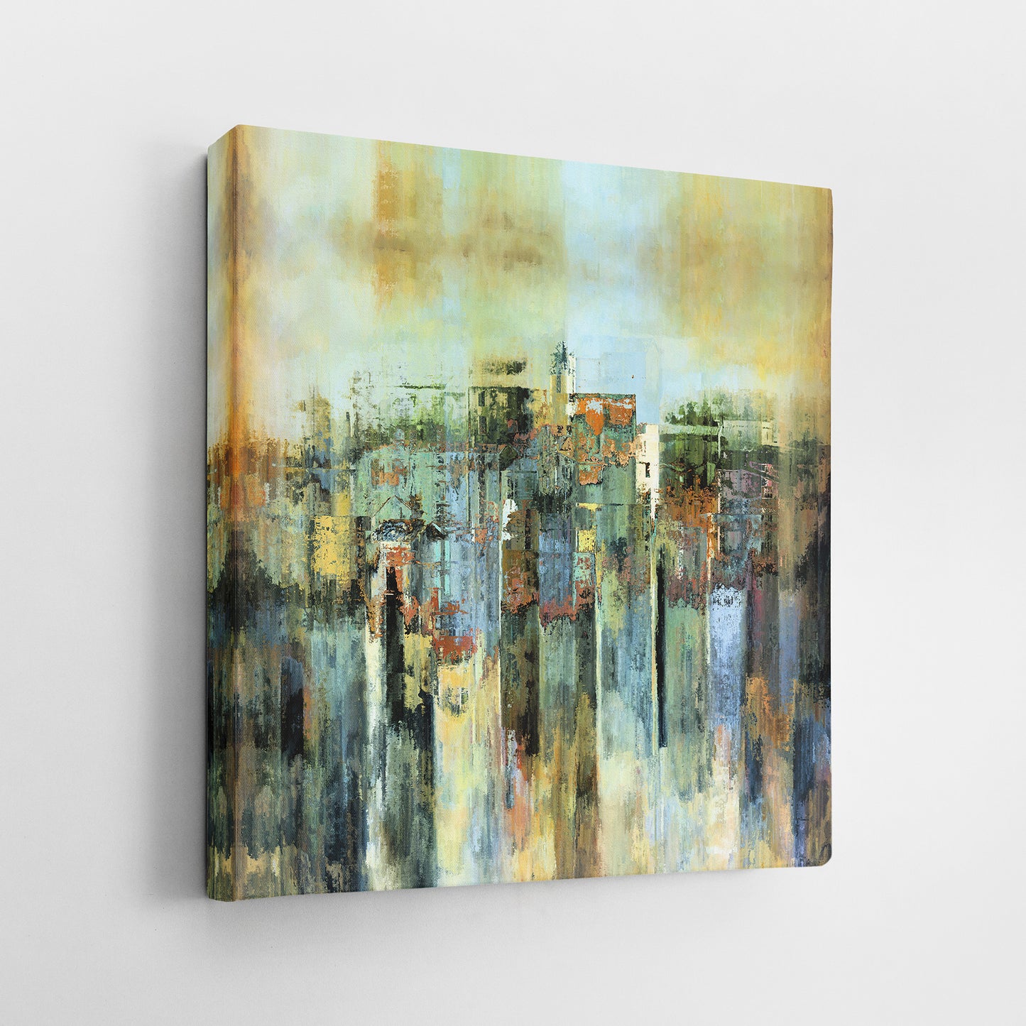 City On The Rise Painting Print