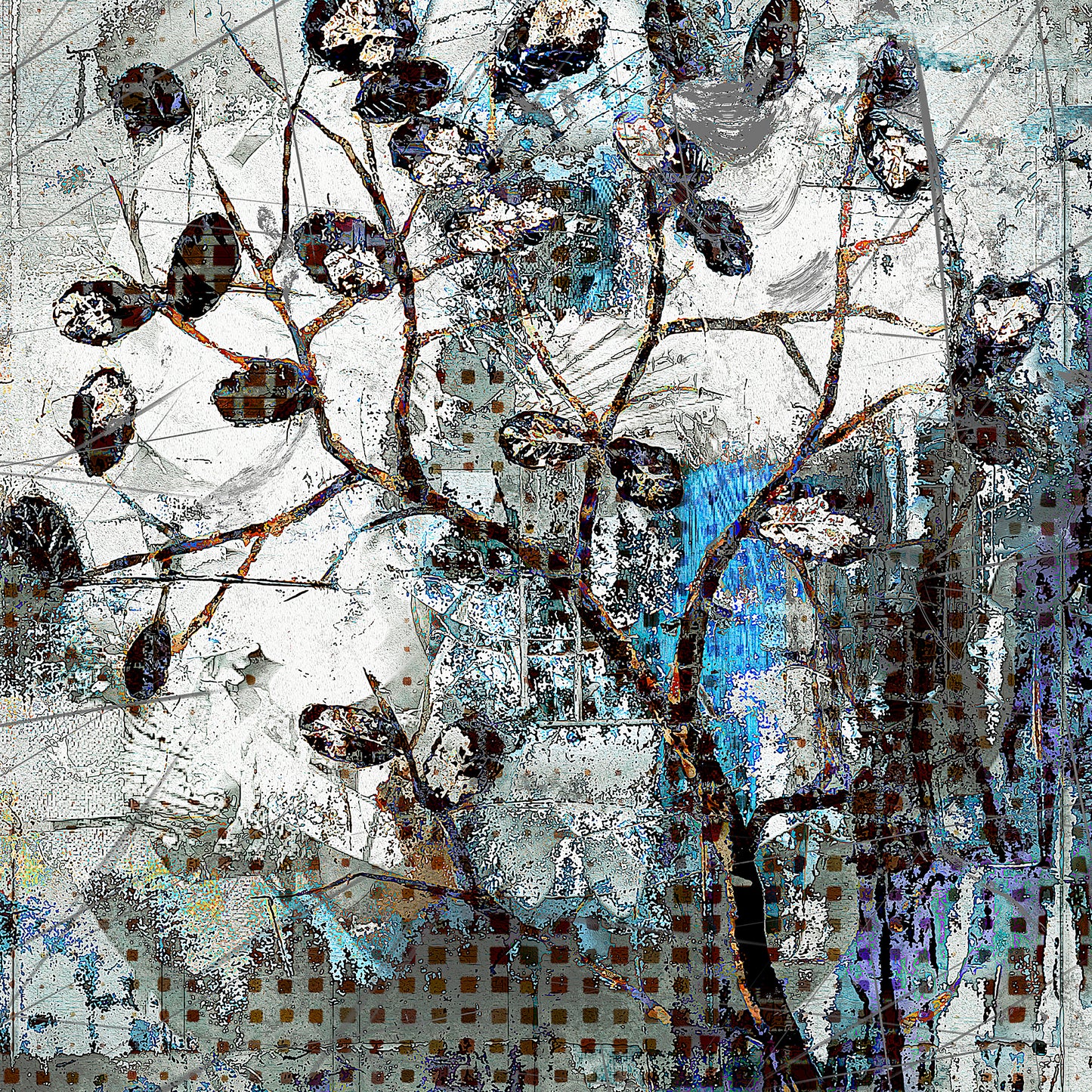 Autumn Leaves V - Wrapped Canvas Painting