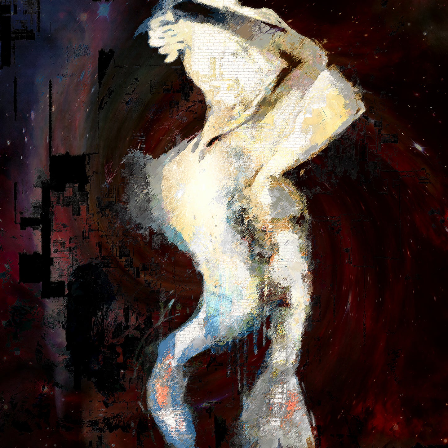 Beyond Beauty I - Wrapped Canvas Painting