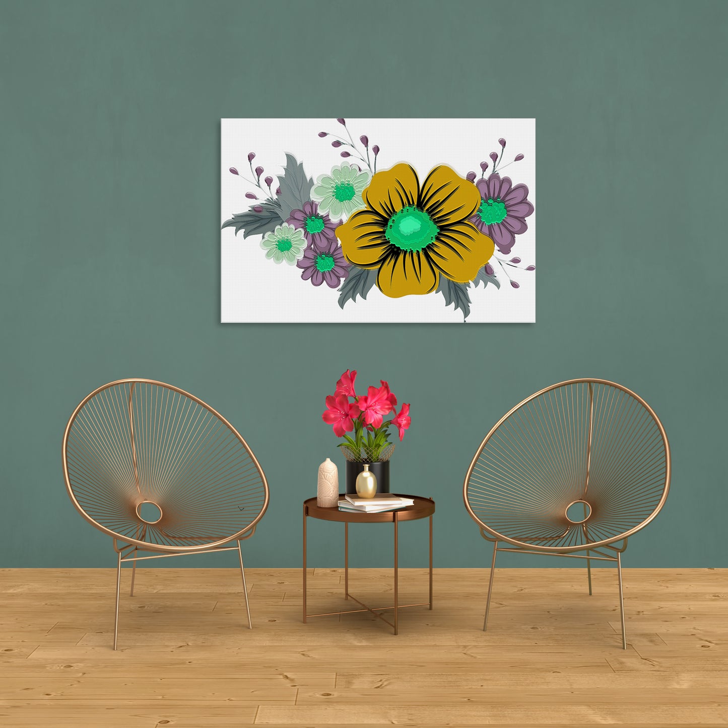 Boho Arrangement III Painting Print