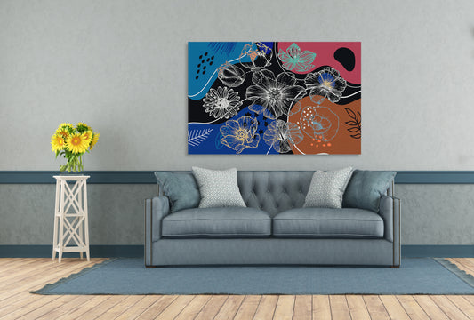 Boho Bloom I Painting Print