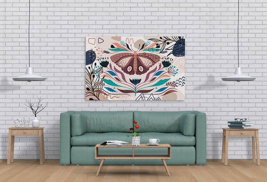 Boho Butterfly 156 Painting Print