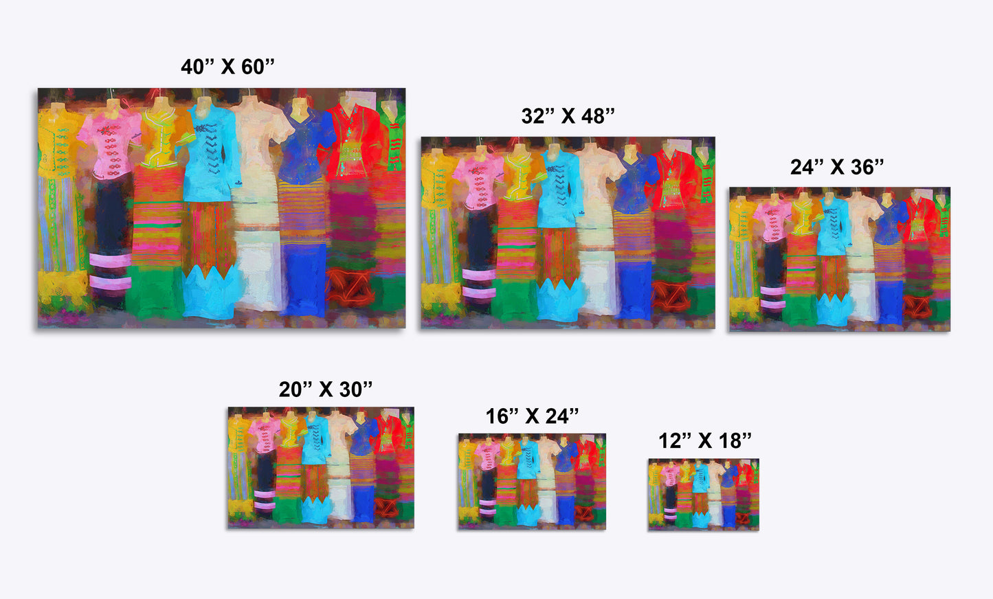 Boho Dresses 205 Painting Print