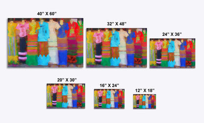 Boho Dresses 205 Painting Print