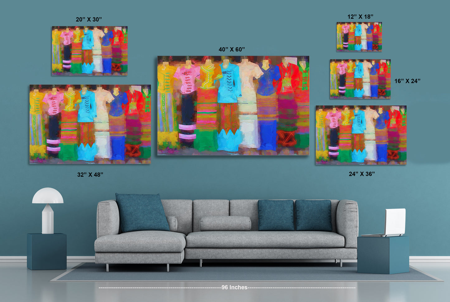 Boho Dresses 205 Painting Print