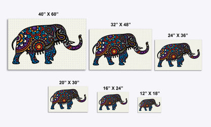 Boho Elephant 707 Painting Print