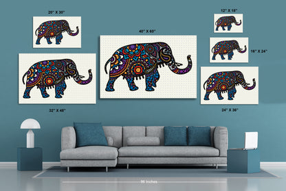 Boho Elephant 707 Painting Print