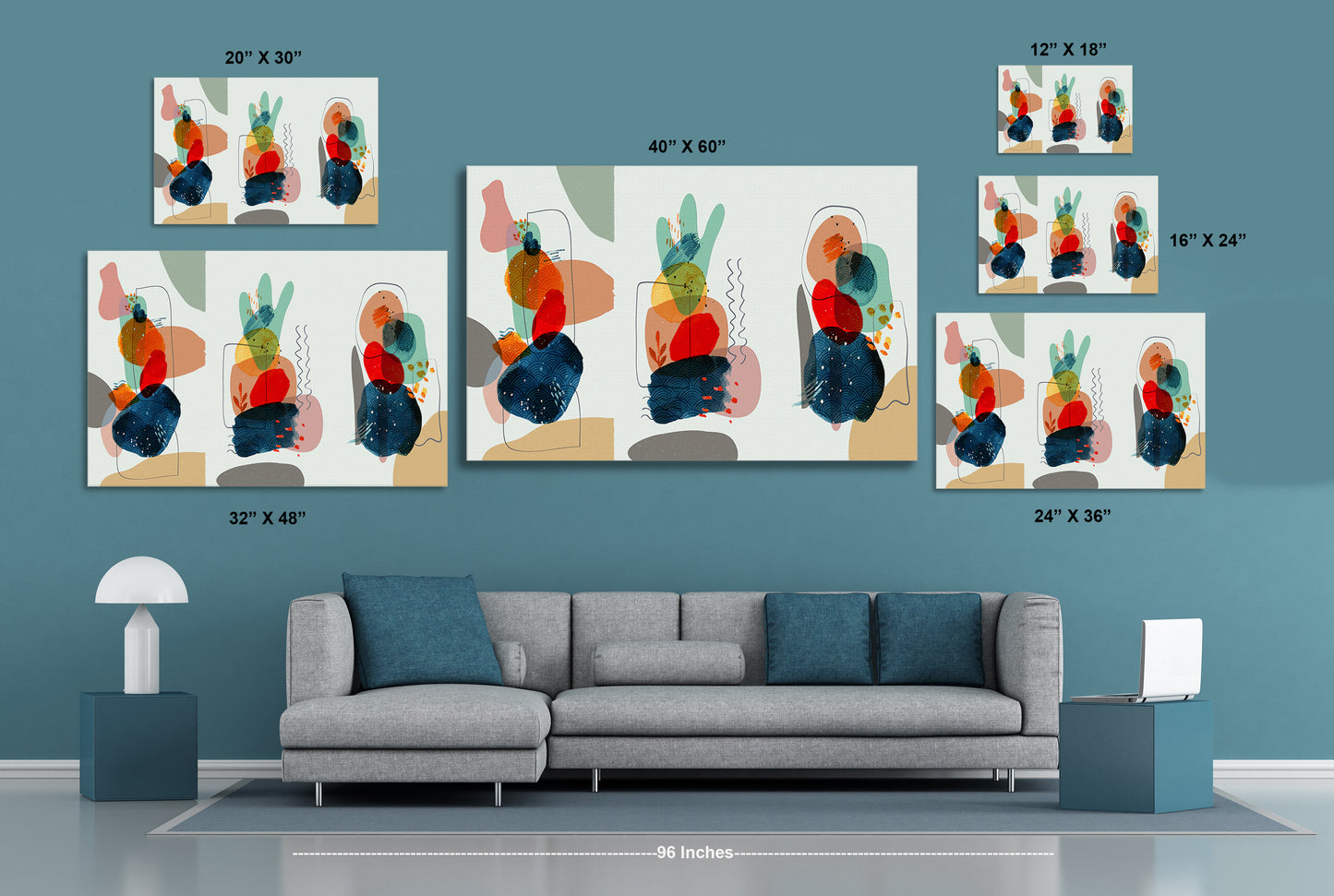 Boho Intercept 336 Painting Print