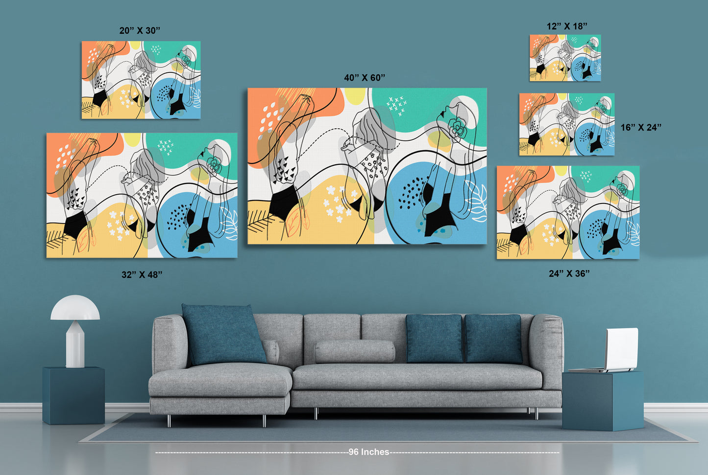 Boho Ladies 408 Painting Print
