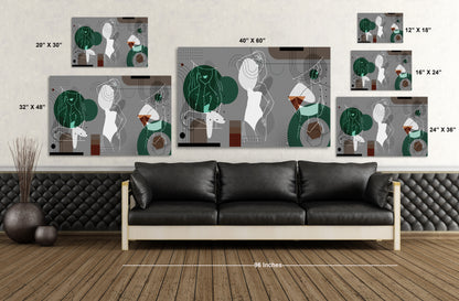 Boho Ladies 609 Painting Print