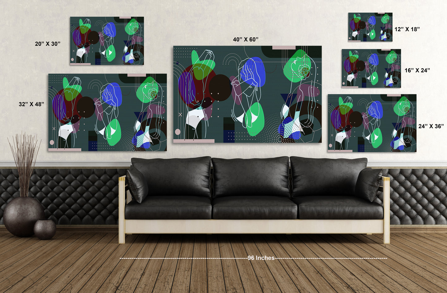 Boho Ladies 610 Painting Print