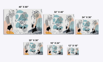 Boho Pose 402 Painting Print
