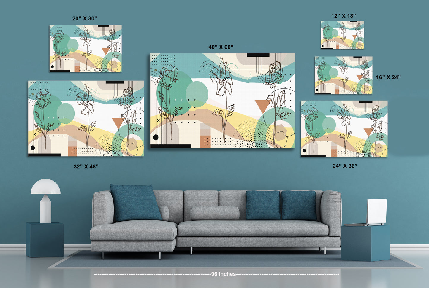 Boho Spring Bloom 198 Painting Print