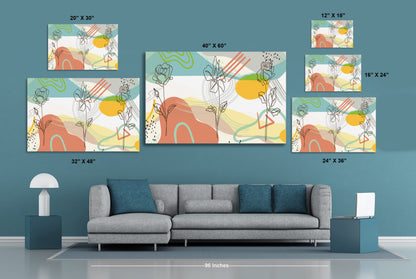 Boho Spring Bloom 199 Painting Print
