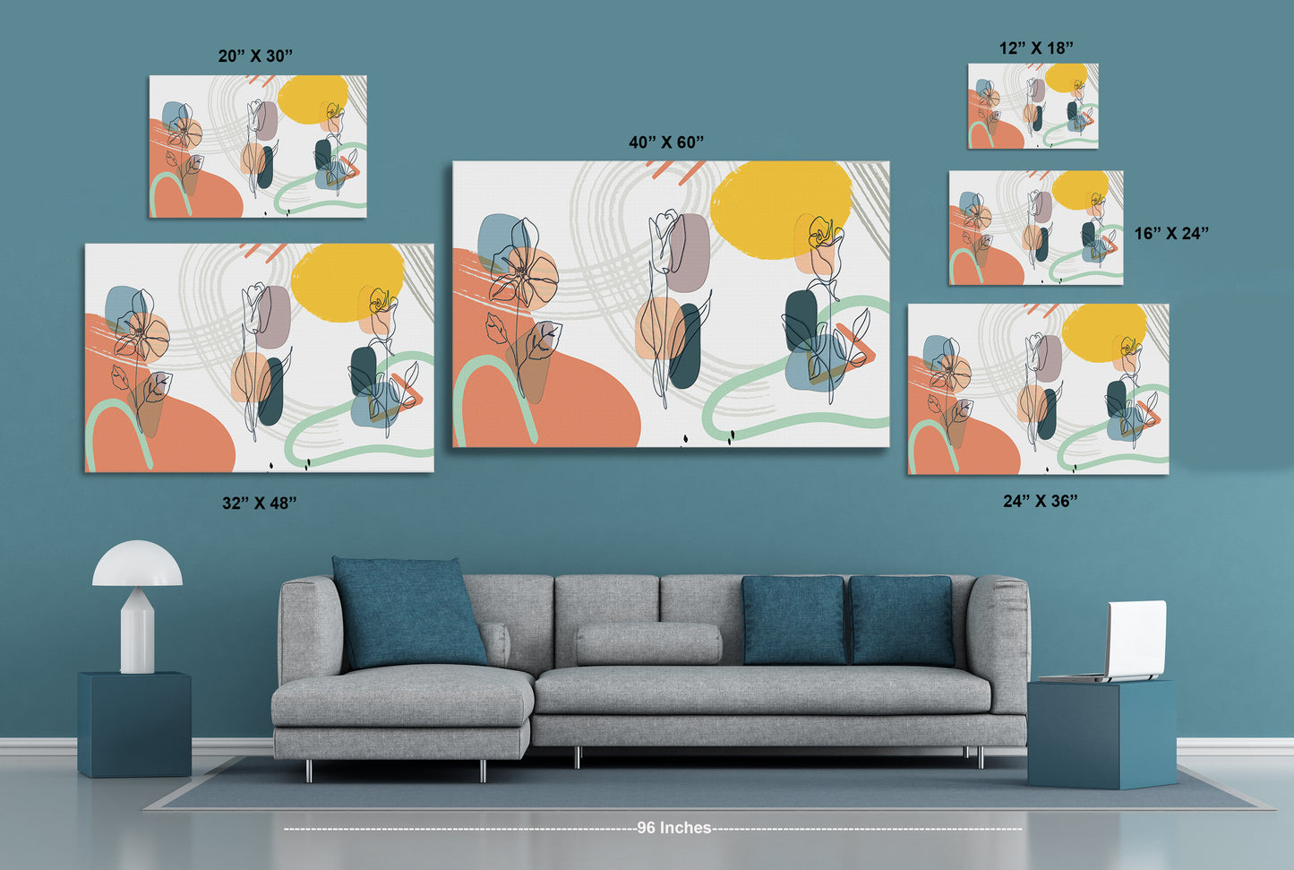 Floral Delight 200 Painting Print