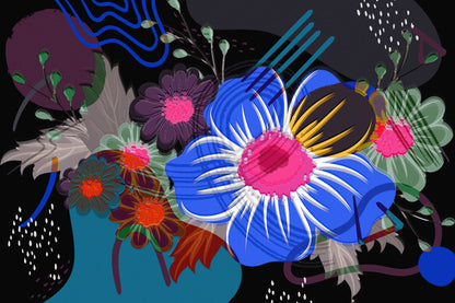 Flower Power 510 Painting Print