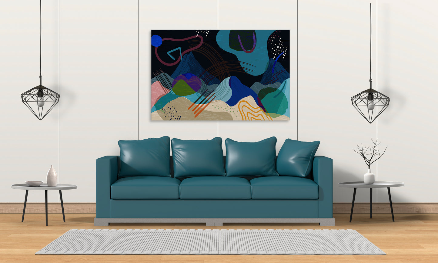 Mountain High 522 Painting Print