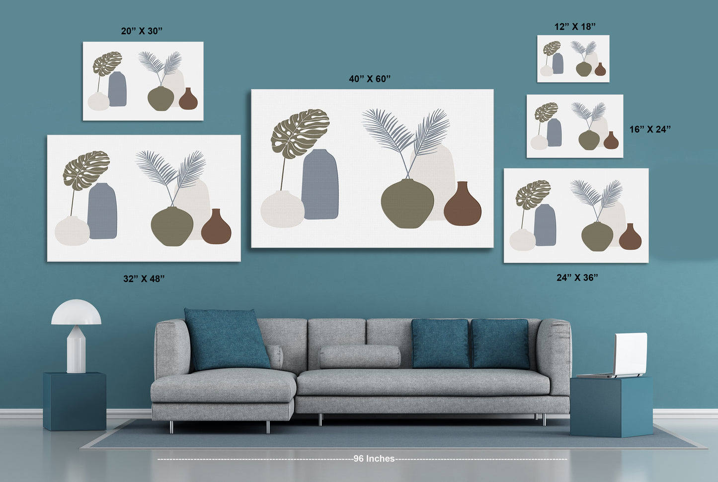 Potted Plants 695 Painting Print