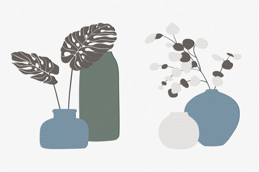 Potted Plants 696 Painting Print
