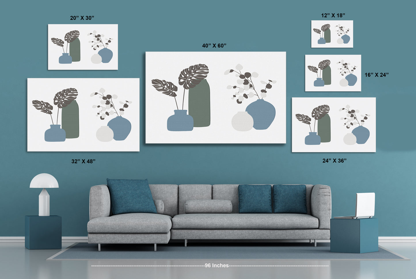 Potted Plants 696 Painting Print