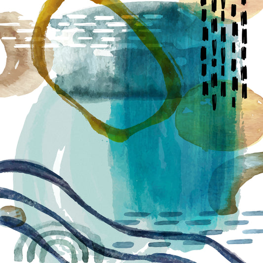 Abstract Shapes 4515 Painting Print