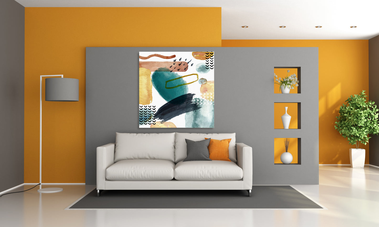 Abstract Shapes 4516 Painting Print