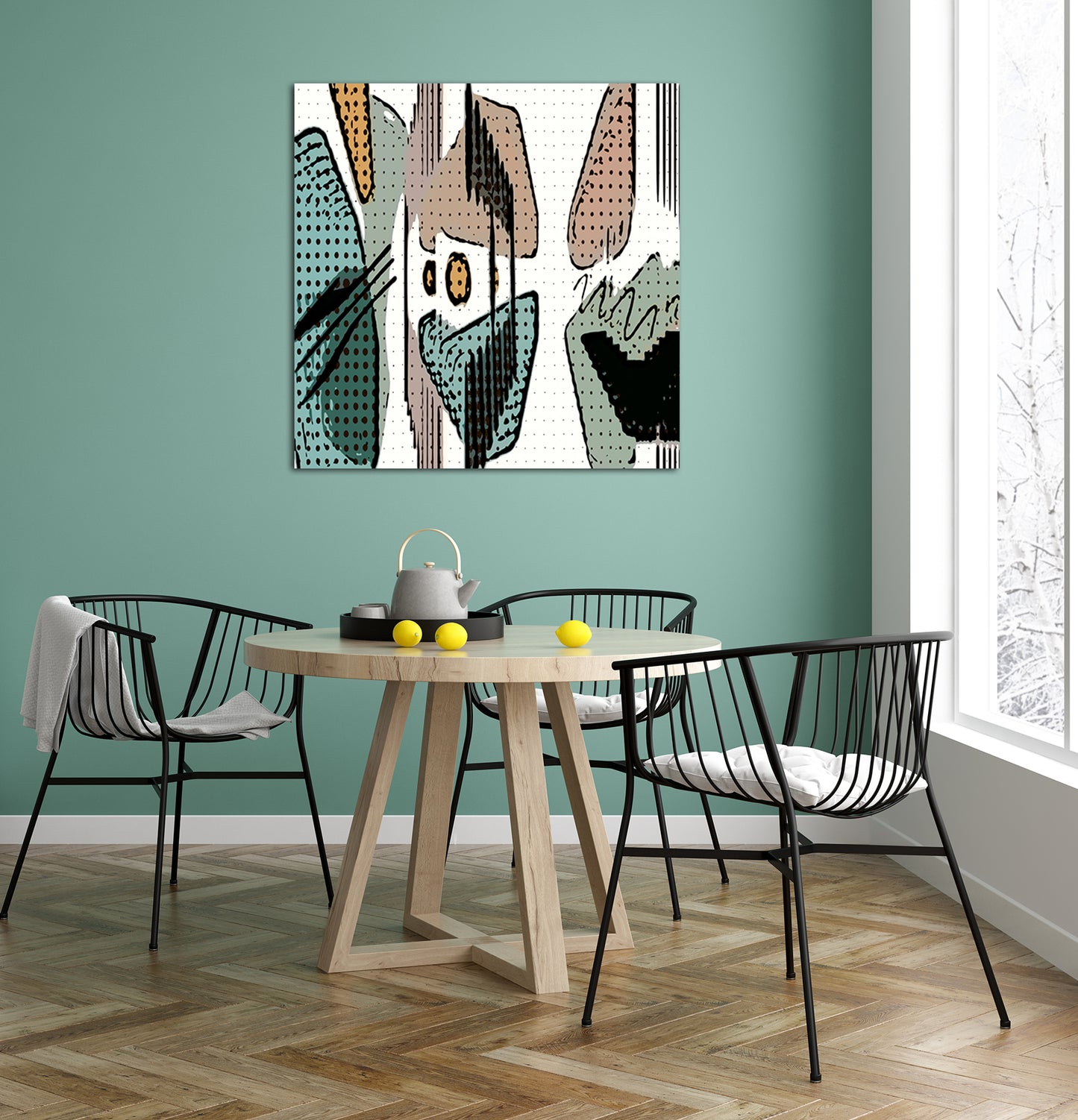 Boho Abstract 63 Painting Print