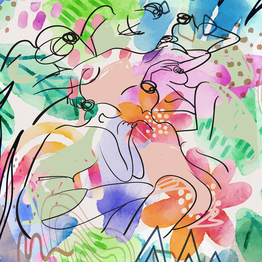 Boho Ballet I Painting Print