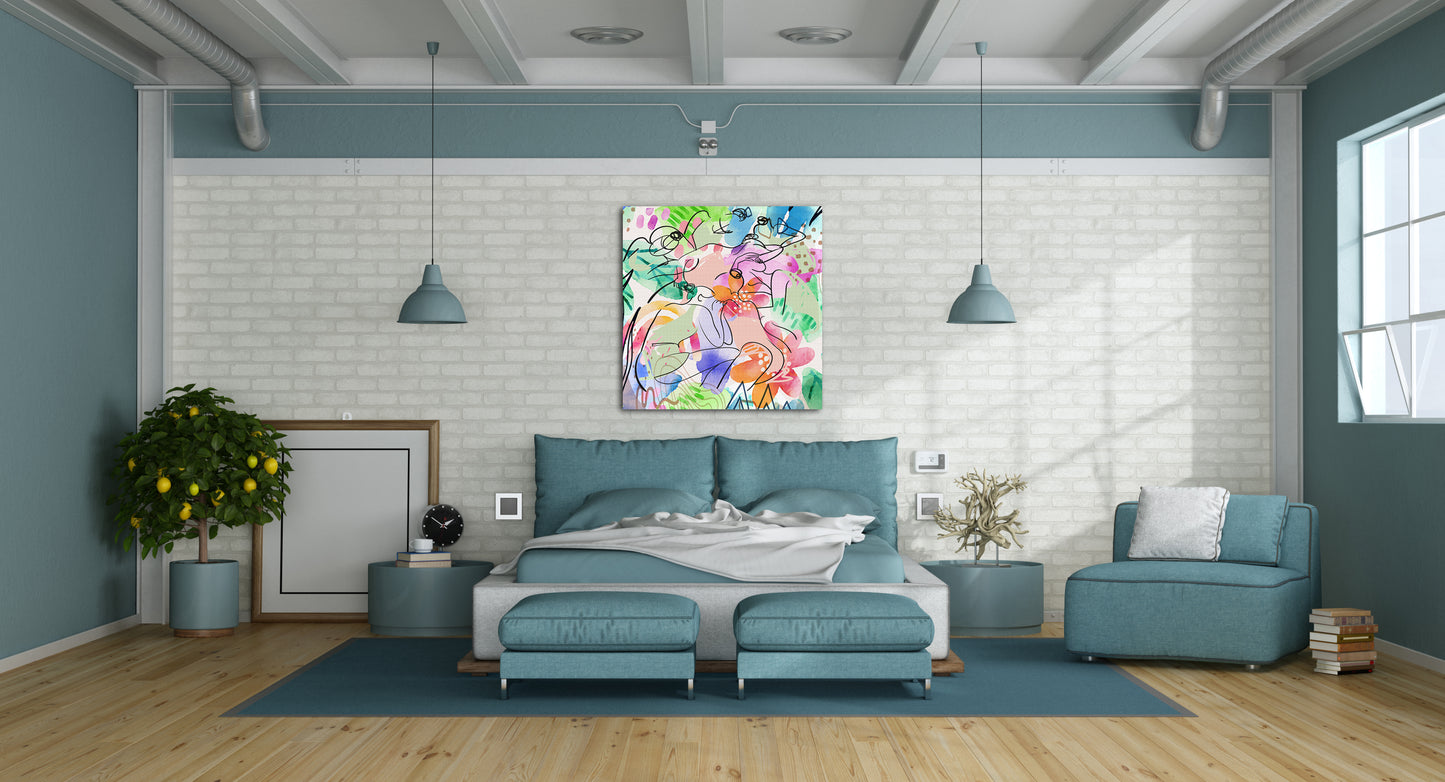 Boho Ballet I Painting Print