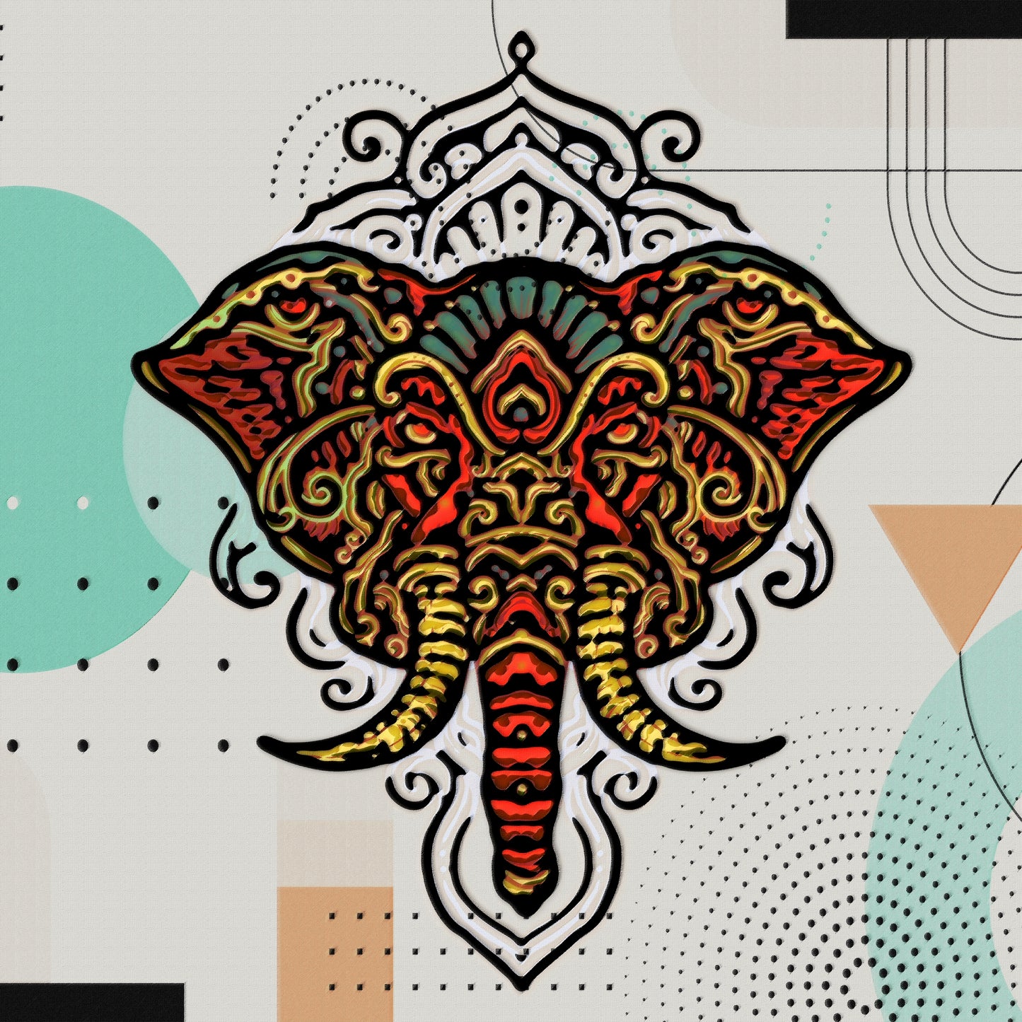 Boho Elephant 165
