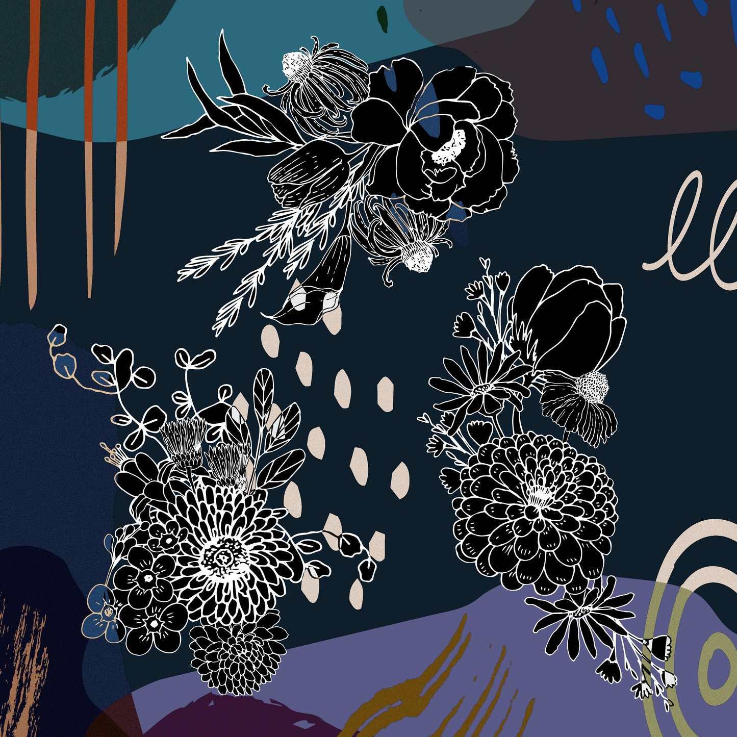 Boho Flowers 155
