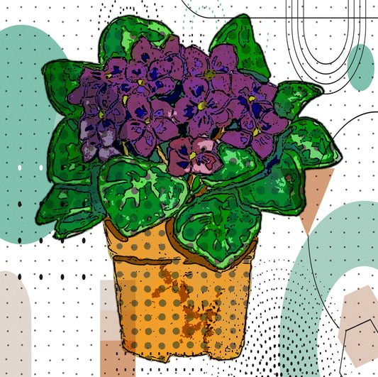 Boho Flowers 162 Painting Print