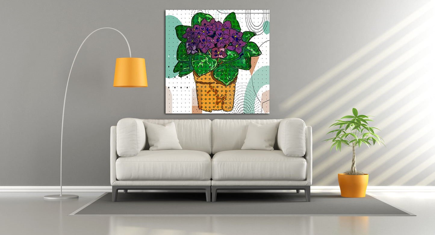 Boho Flowers 162 Painting Print