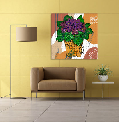 Boho Flowers 164 Painting Print