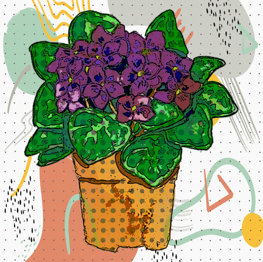 Boho Flowers 166 Painting Print