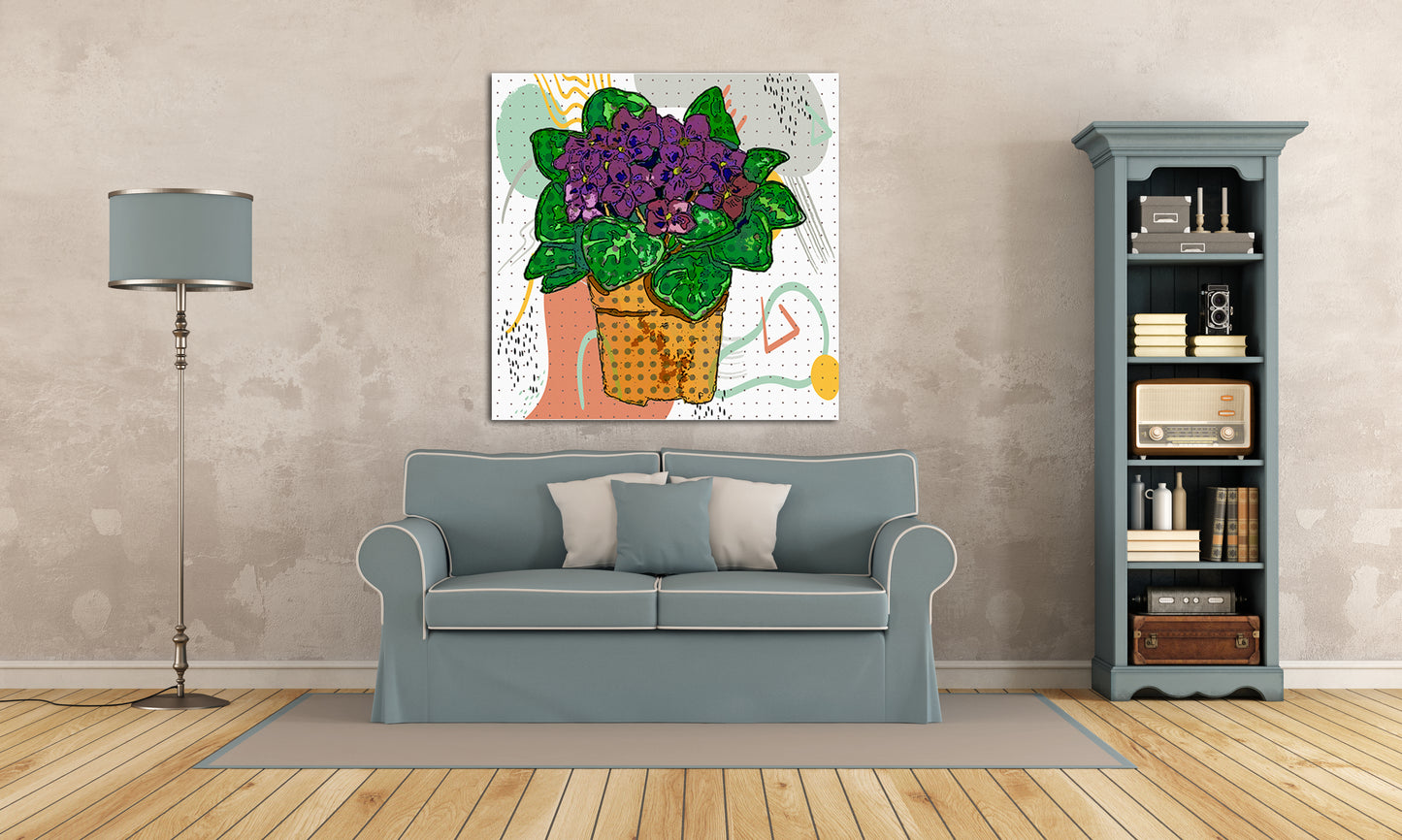 Boho Flowers 166 Painting Print