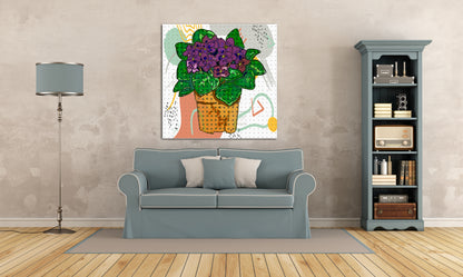 Boho Flowers 166 Painting Print