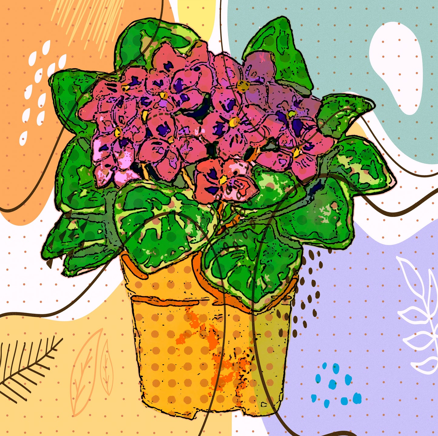 Boho Flowers 173