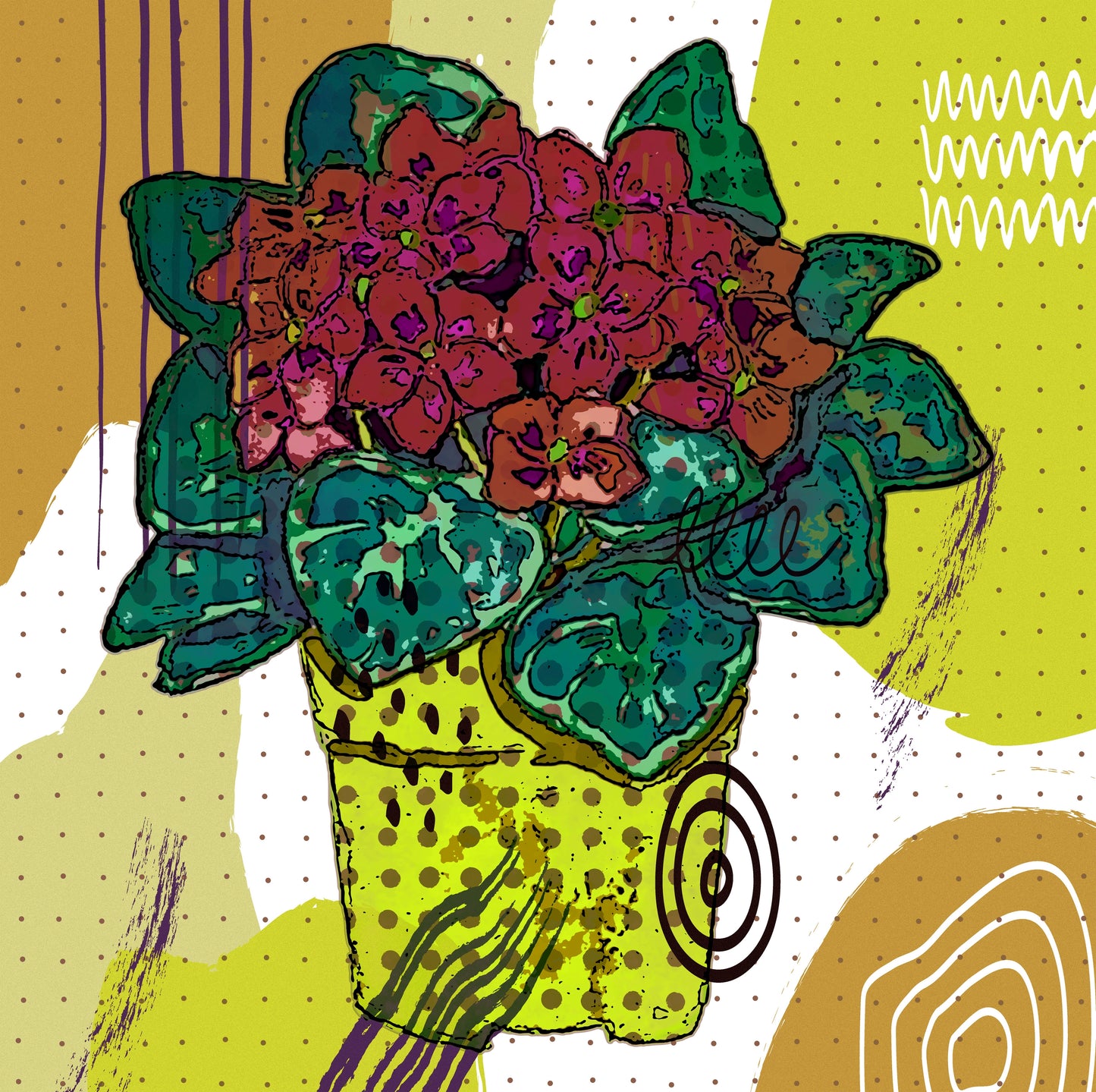Boho Flowers 174