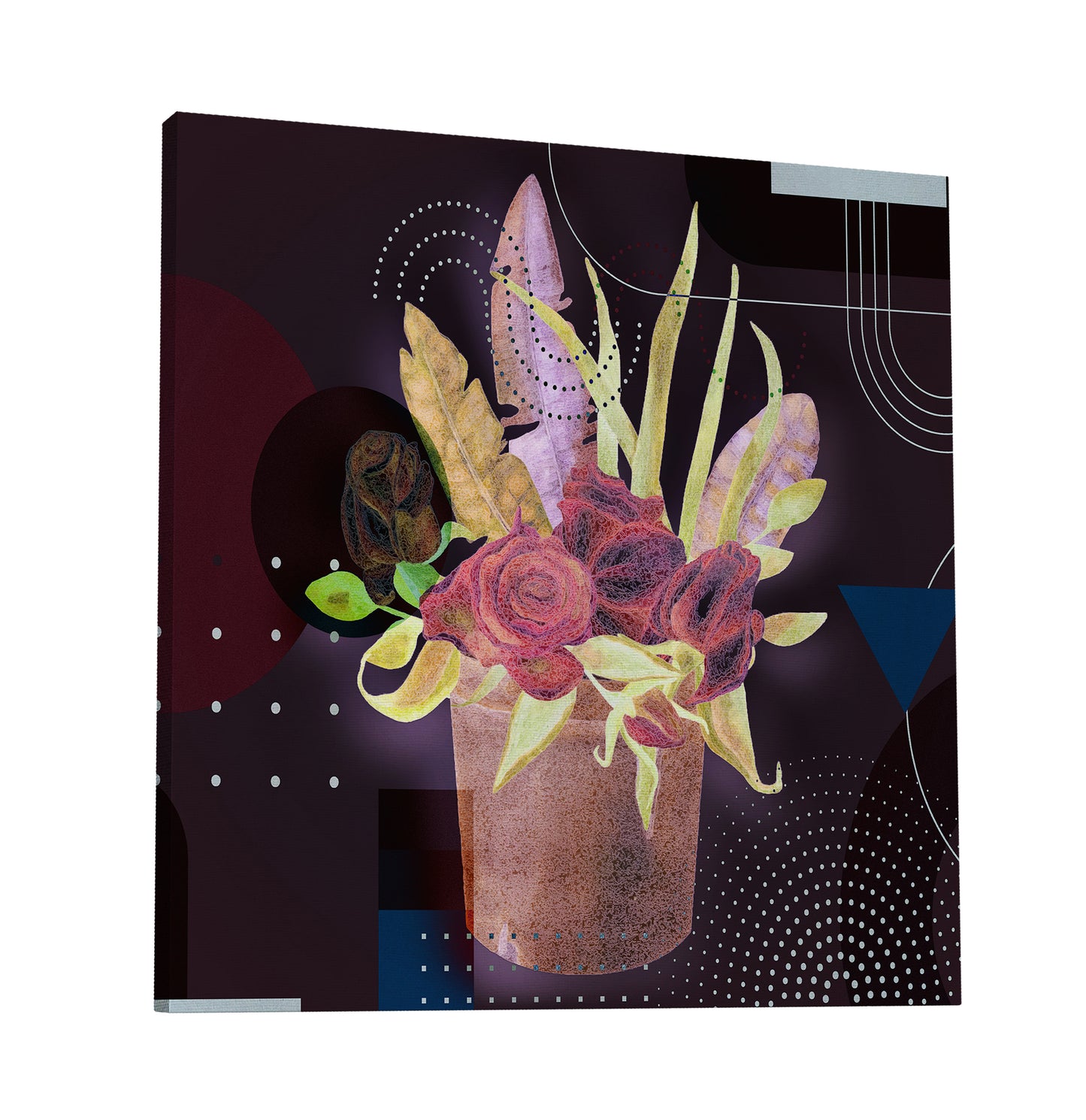 Boho Flowers And Feather 689