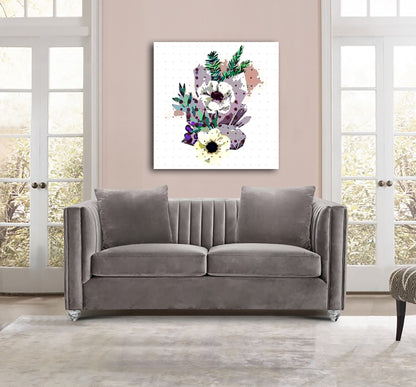 Boho Gems And Flowers I Painting Print