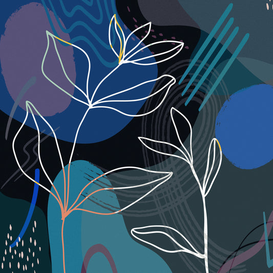 Boho Leaves I